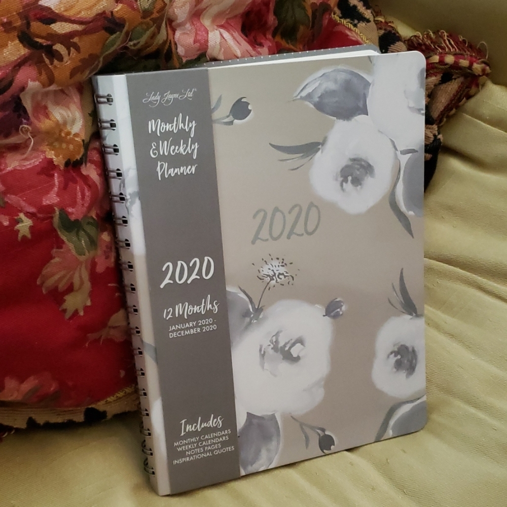 Monthly and weekly planner 2020